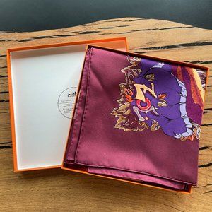 Hermes Libre Comme L'Ange, Dawn as Free as an Angel silk scarf - NEW IN BOX